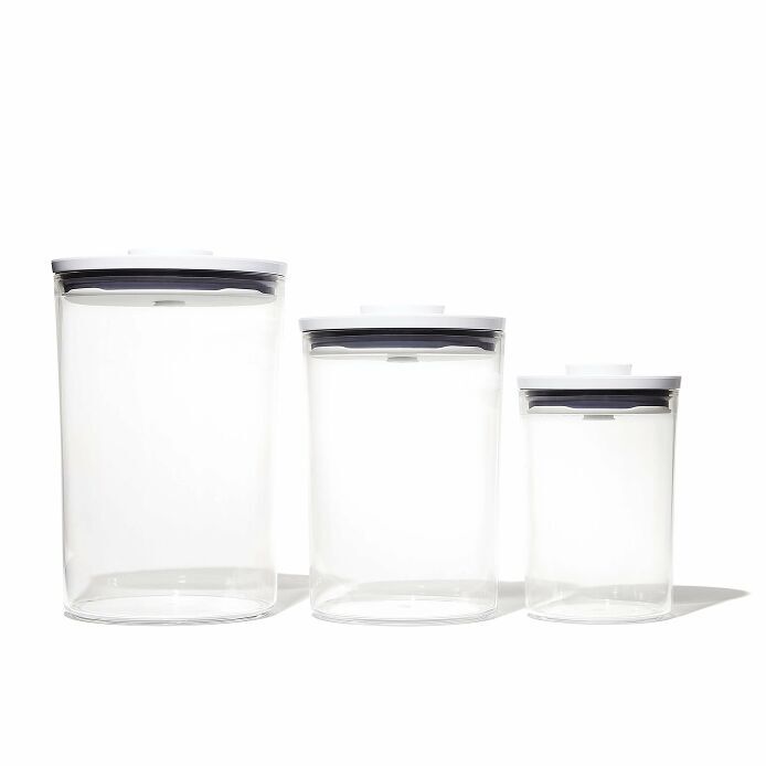 OXO Good Grips Round Pop 2.0 | 3 Piece Canister Set