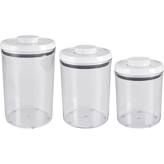 OXO Good Grips Round Pop 2.0 | 3 Piece Canister Set