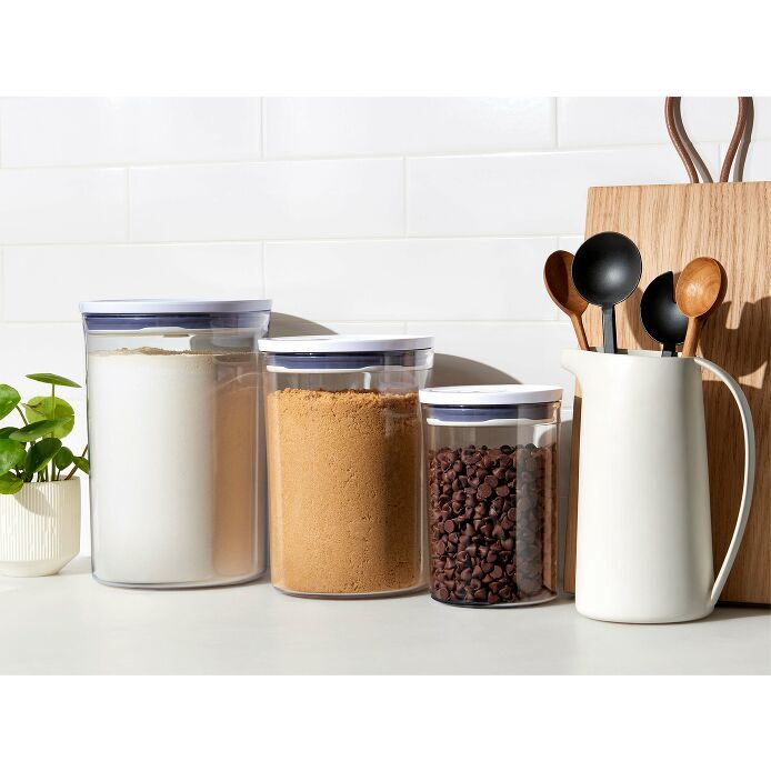 OXO Good Grips Round Pop 2.0 | 3 Piece Canister Set