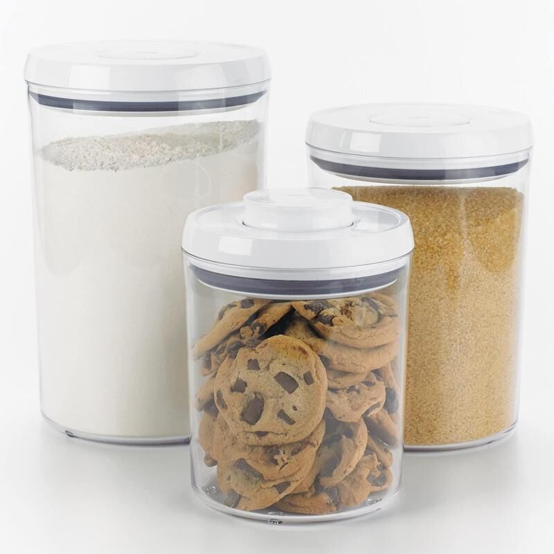 OXO Good Grips Round Pop 2.0 | 3 Piece Canister Set
