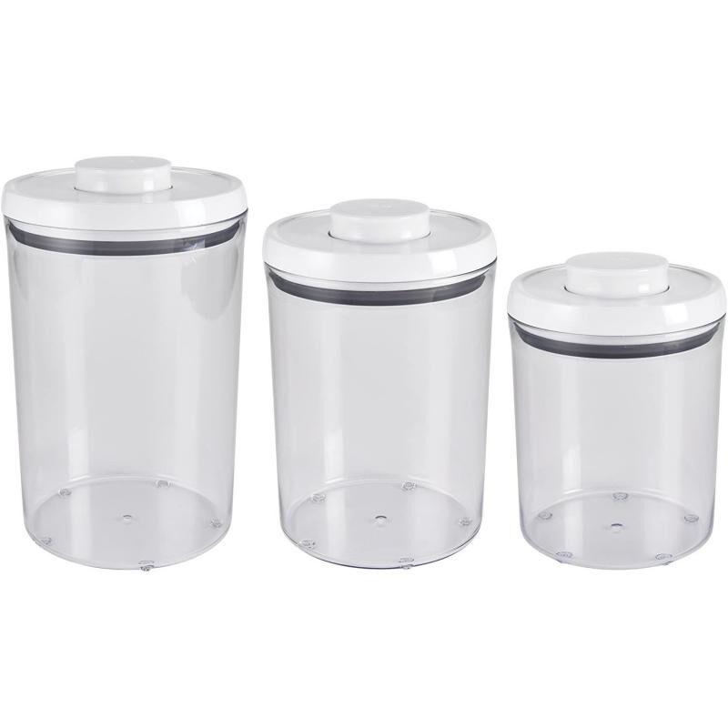 OXO Good Grips Round Pop 2.0 | 3 Piece Canister Set