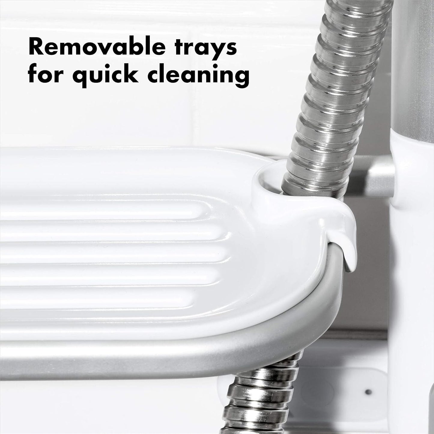 Oxo Good Grips Aluminium Hose Keeper Caddy in Silver