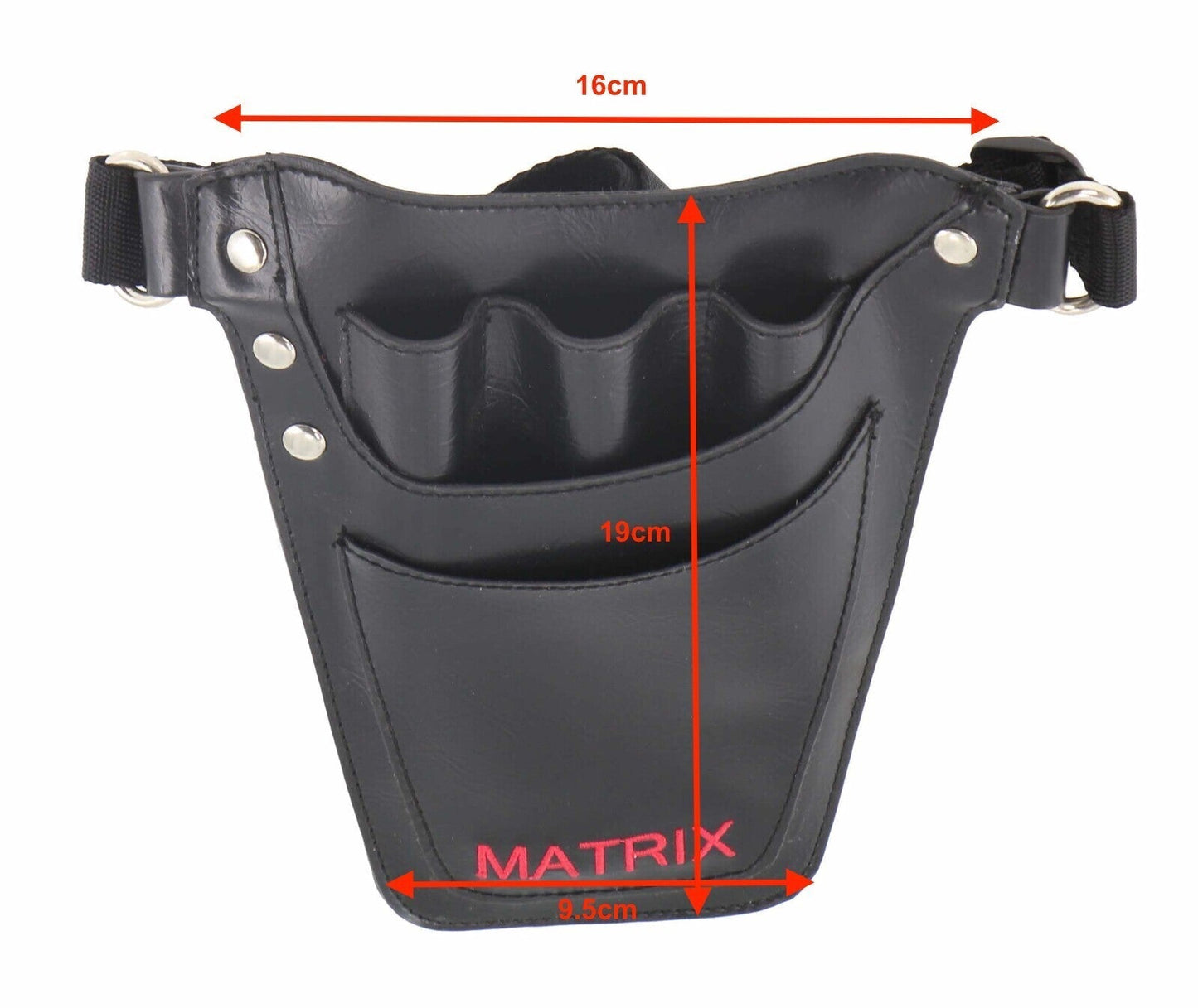MATRIX Leather Tool Belt Barber Hairdressing Pouch Scissor Waist Pouch Bag-3