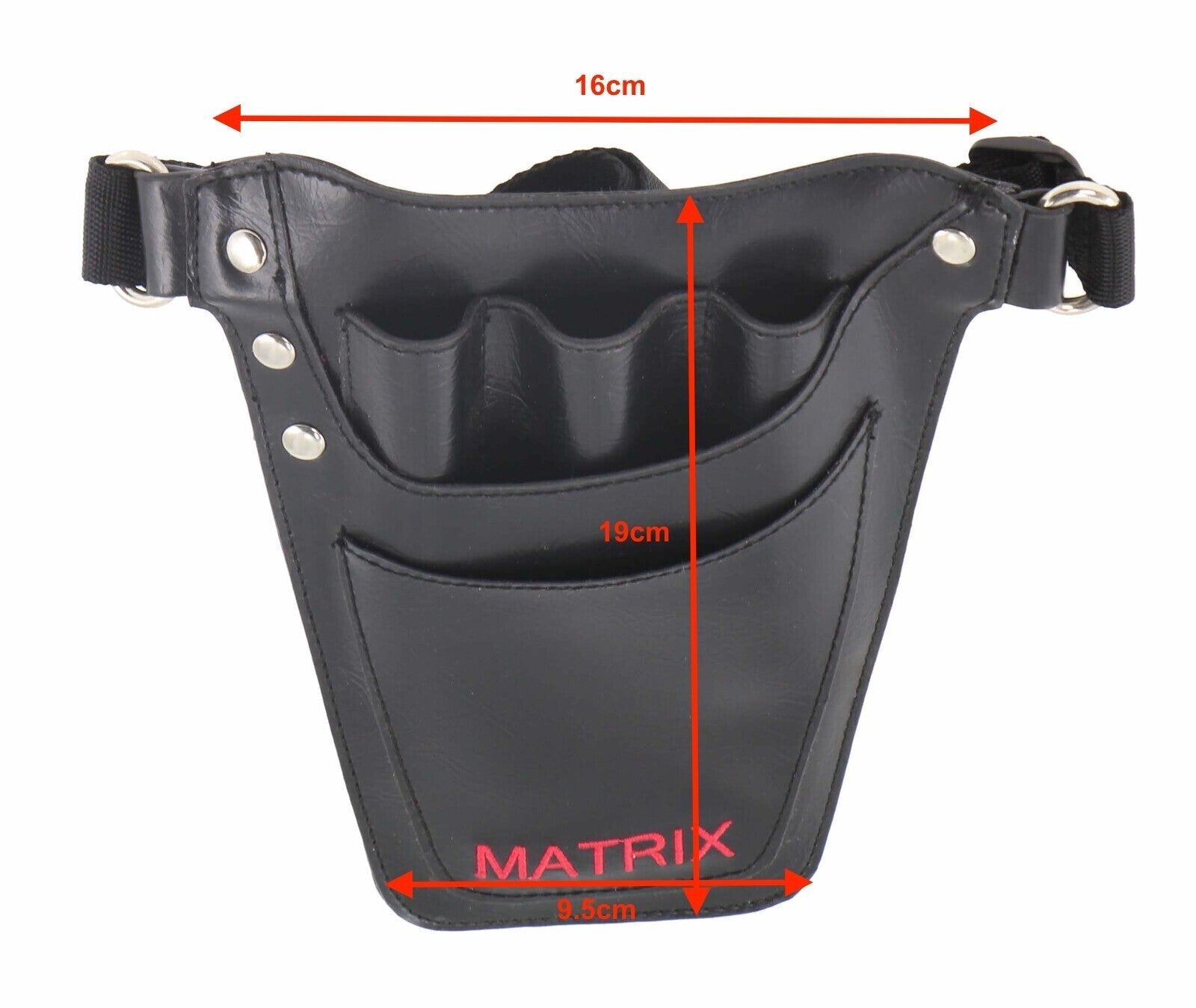 MATRIX Leather Tool Belt Barber Hairdressing Pouch Scissor Waist Pouch Bag-3