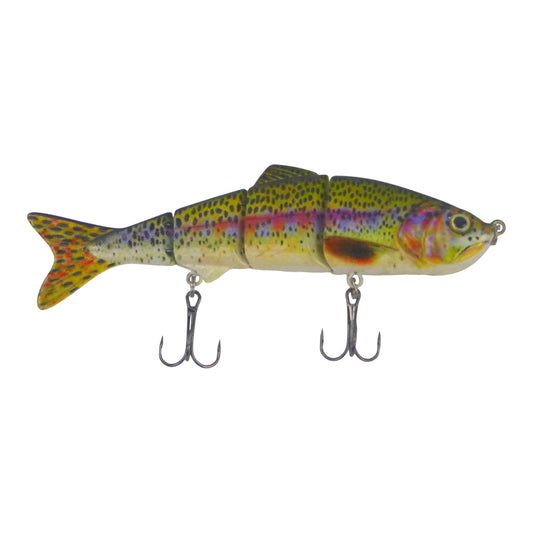 Finesse Naturals 4 Segment Swimbait, 110mm, Rainbow-0