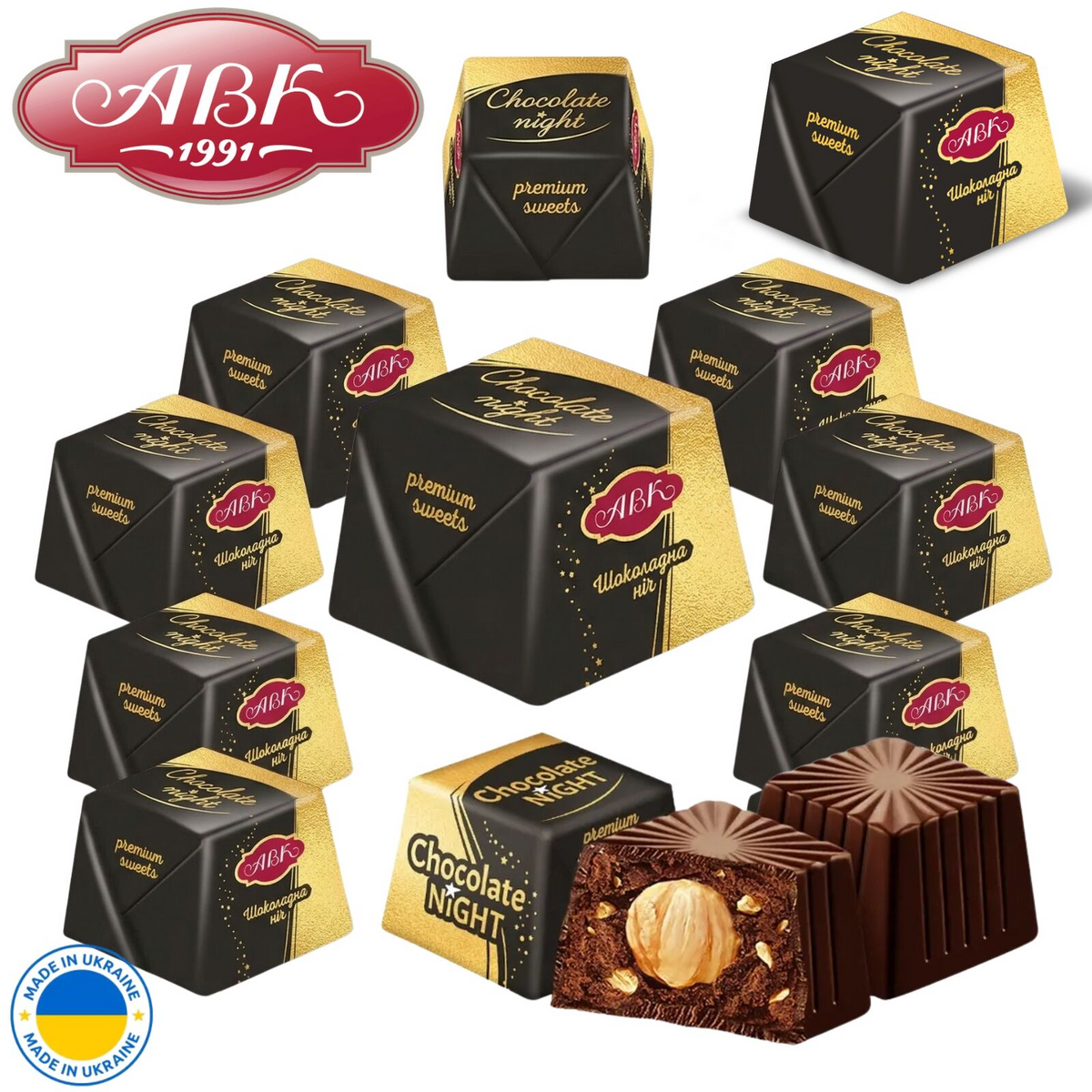 4kg Ukrainian Roasted Buckwheat Groats Kasha – 4 x 1kg Grechka + 10x AVK Chocolates + Free Spoon
