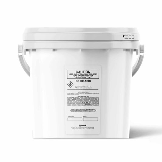 4.9Kg Boric Acid Powder Bucket 99.9% Pure Fully Soluble Granule Pest Ant Roaches-0
