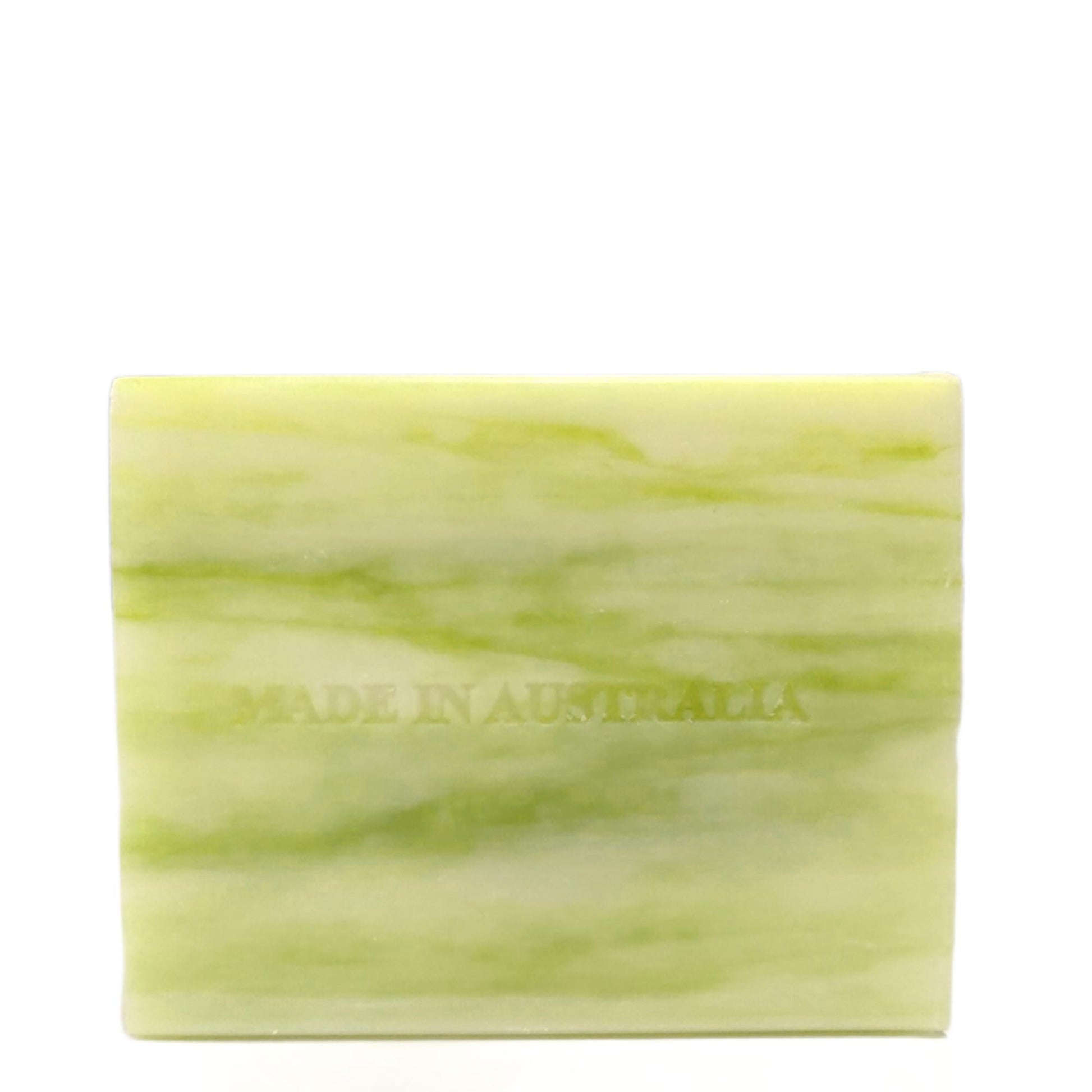 4x 100g Plant Oil Soap Basil Lime Mandarin Scent Pure Natural Vegetable Base Bar-1