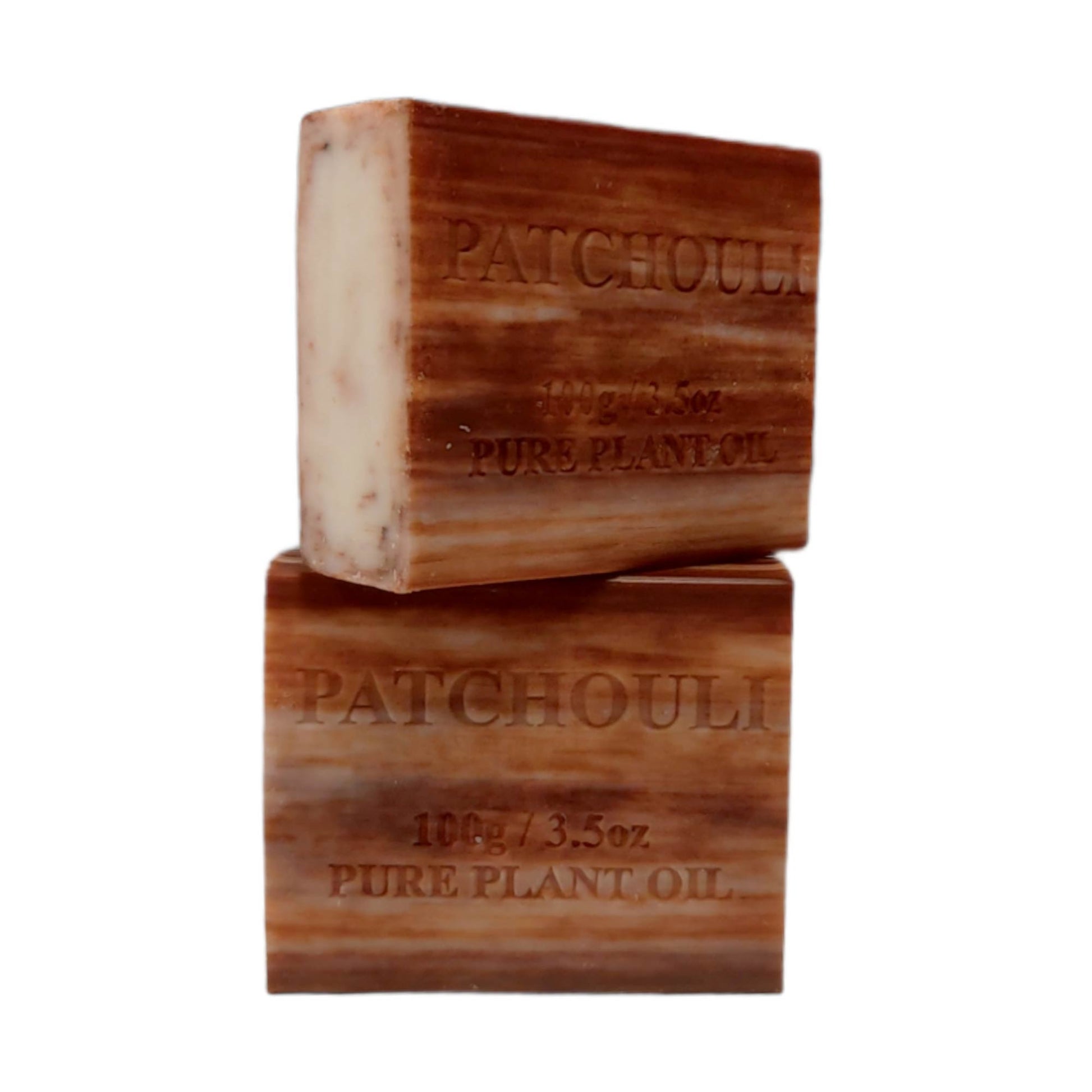 4x 100g Plant Oil Soap Patchouli Scent Pure Natural Vegetable Base Bar Australia-2