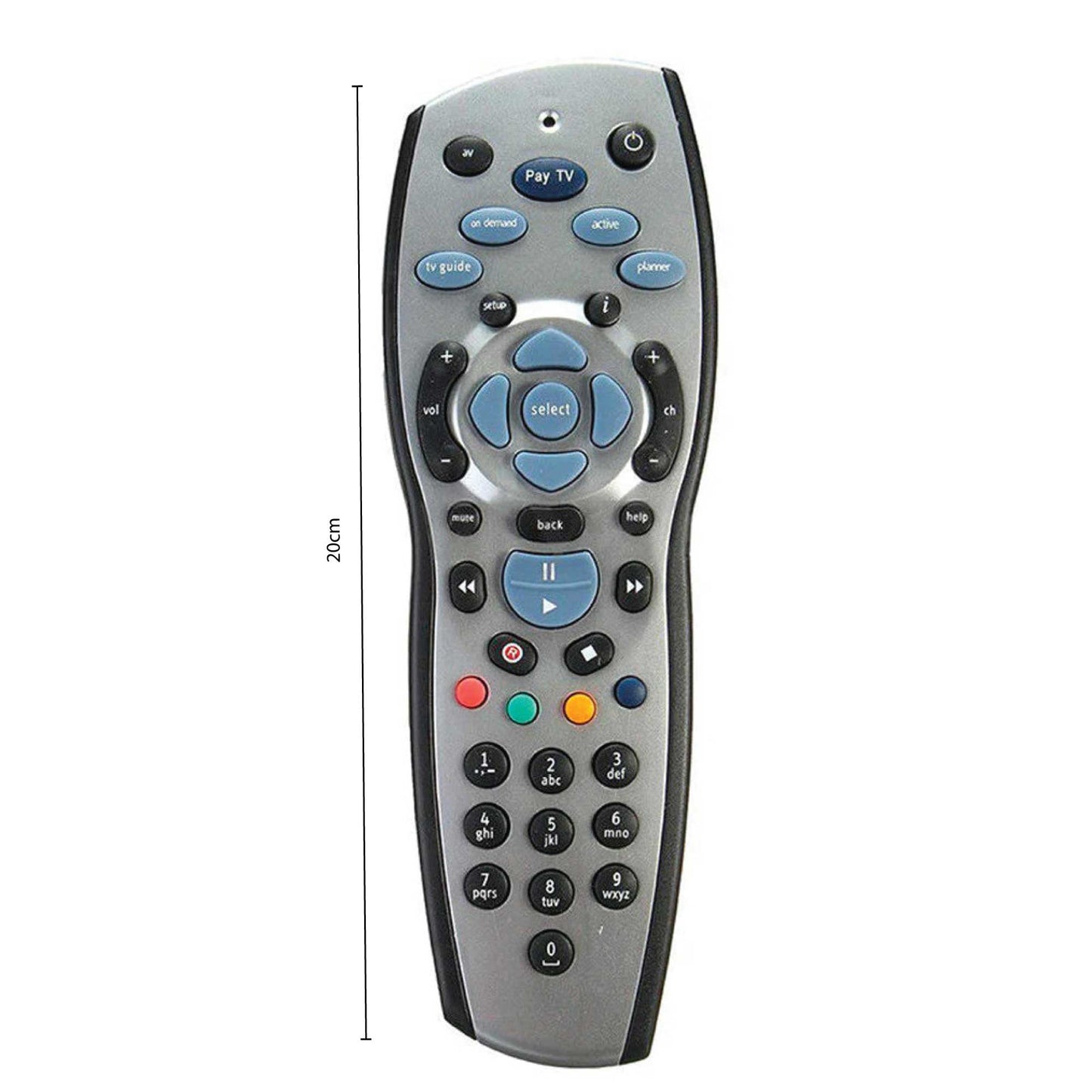 4x Tooleroo PayTV Remote Control Compatible with Foxtel MYSTAR SKY NZ - Silver-1