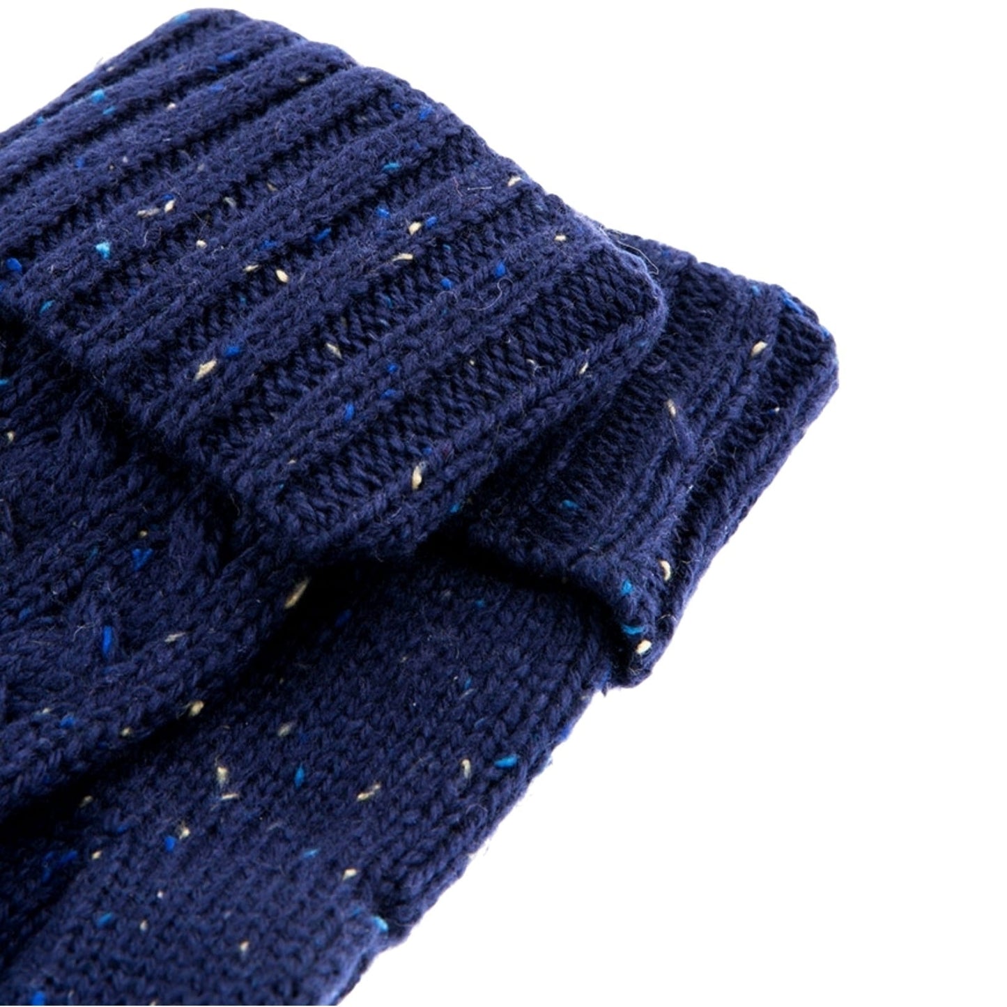 Dents Fareham Mens Cable Knit Gloves Warm Winter Thick - Royal Blue-3
