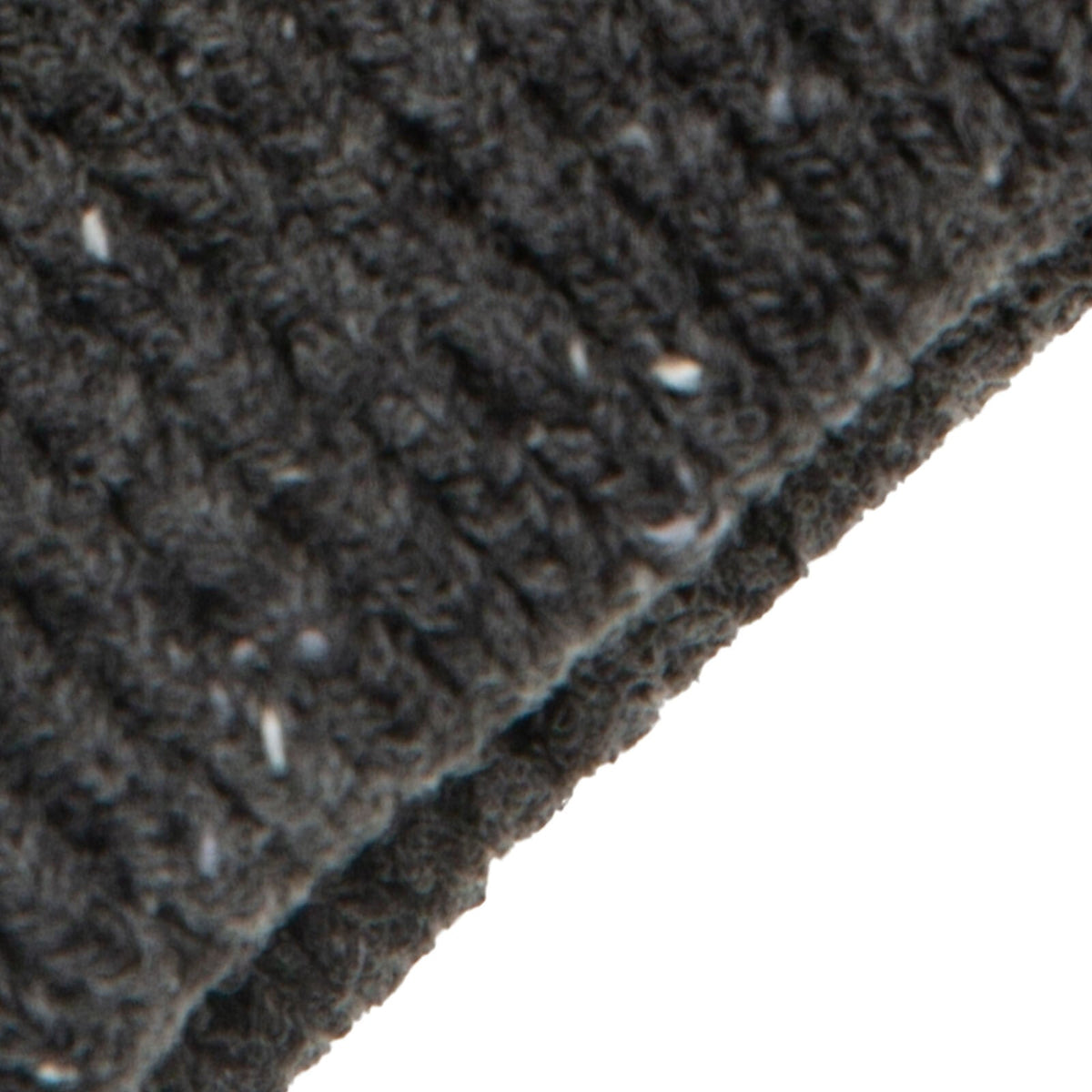 Dents Mens Fingerless Wool Blend Knitted Gloves w/ Marl Yarn in Charcoal