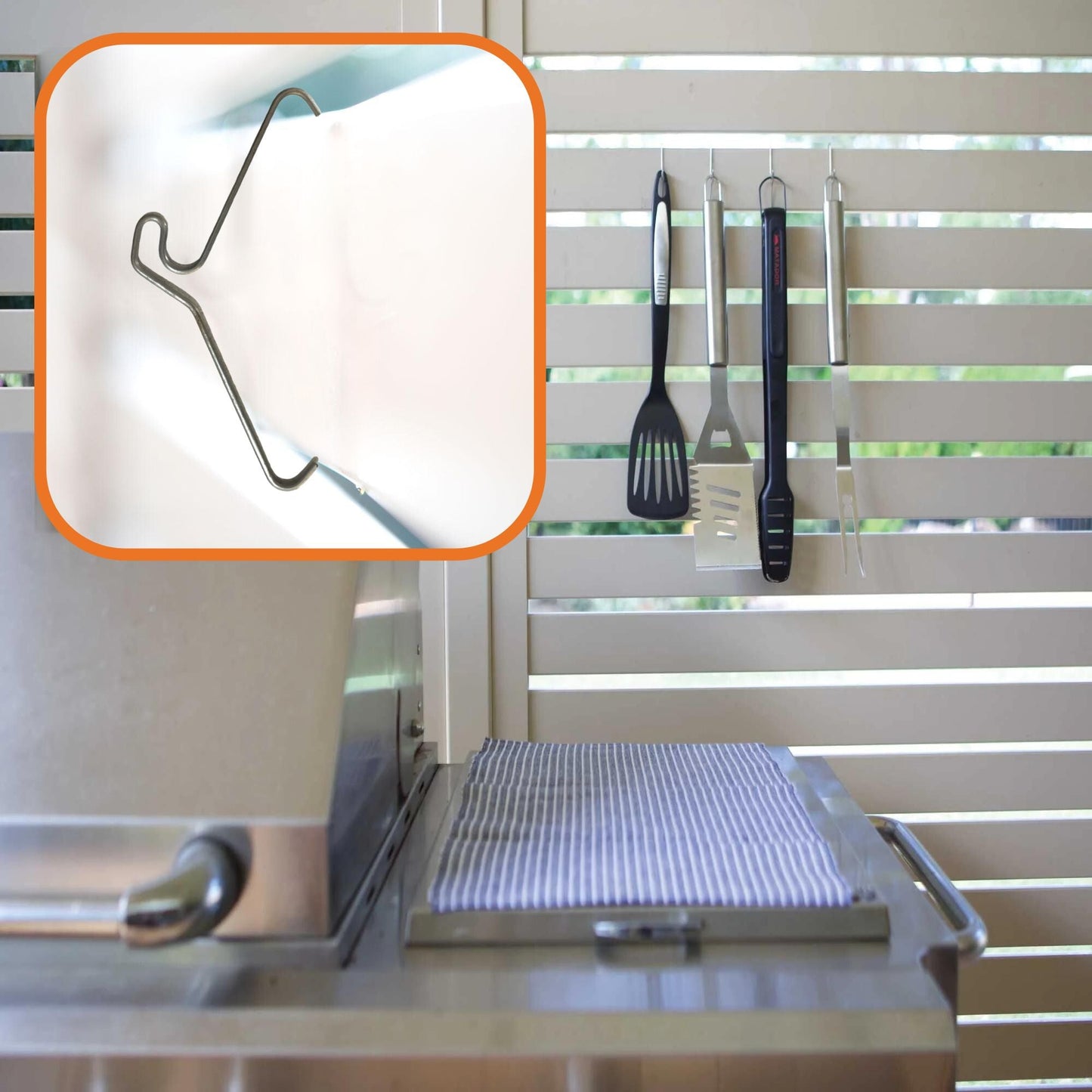 5 Pack 155-165mm (6-6.5") Brick Hooks - Wall Clips Hangers For Pictures Plants-3