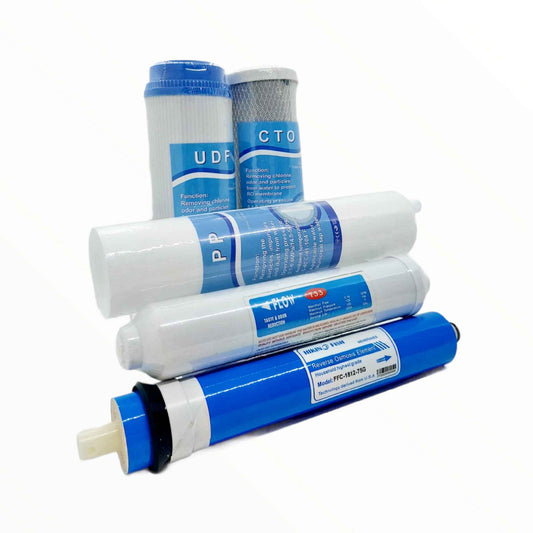 5 Stage RO Water Filter Cartridge Replacement Pack Reverse Osmosis Home System-0