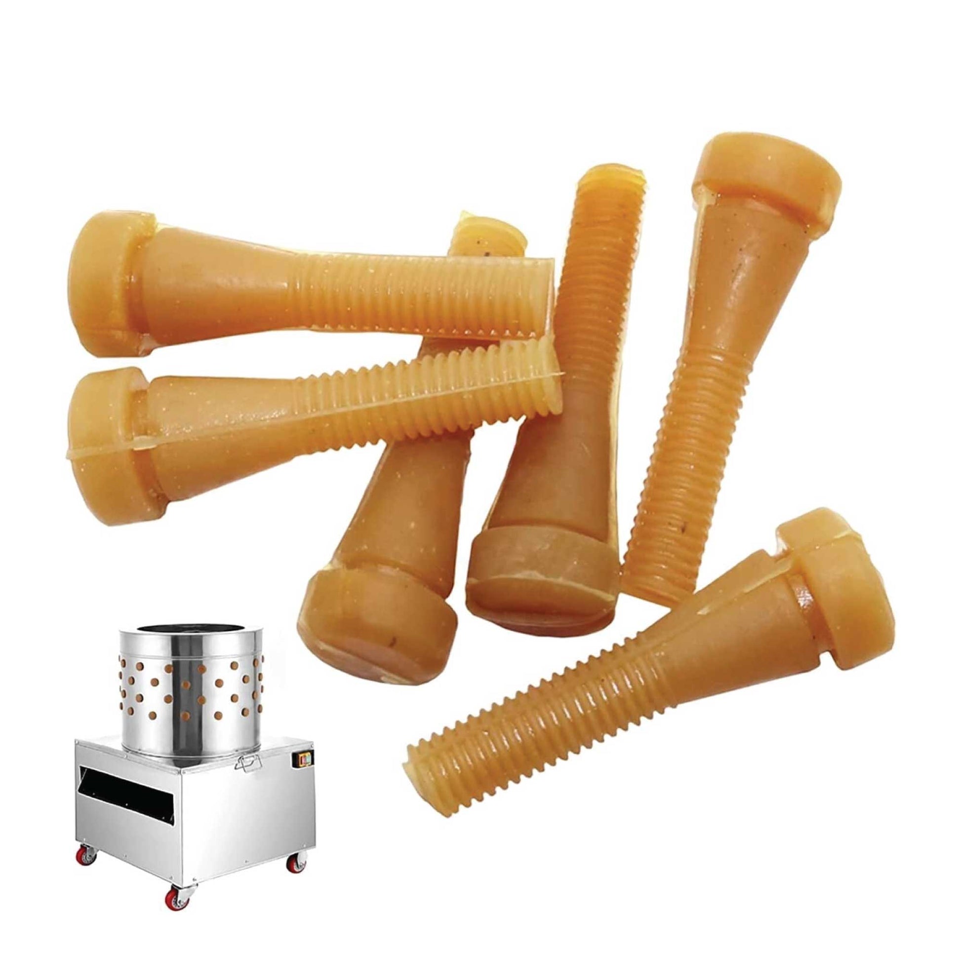 50 Large Replacement Rubber Fingers for Chicken Plucker - Poultry Feathers-3