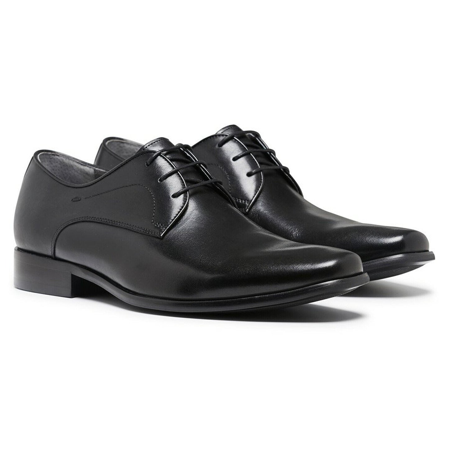 Julius Marlow Mens Keen Derby Work Leather Boots Shoes - Black-1