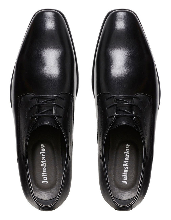 Julius Marlow Mens Keen Derby Work Leather Boots Shoes - Black-4