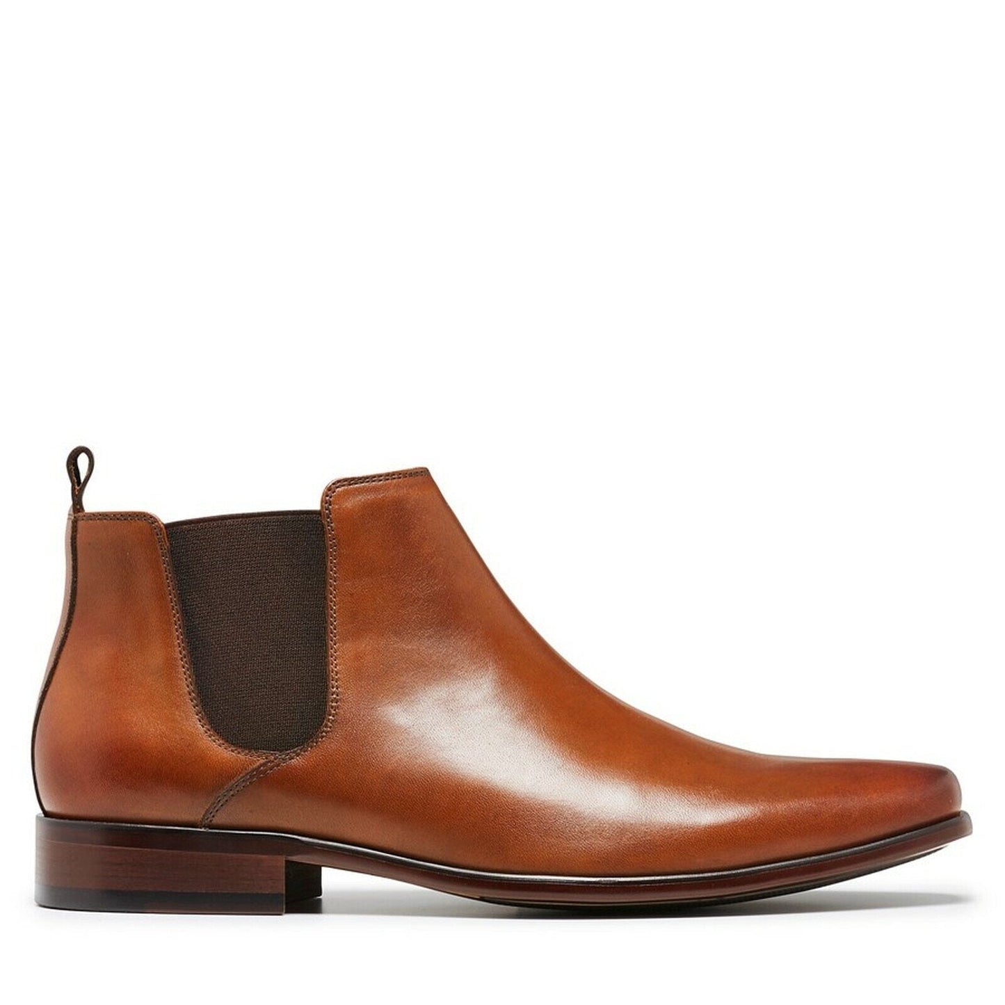 Julius Marlow Mens Kick Chelsea Work Leather Boots Shoes - Cognac-3