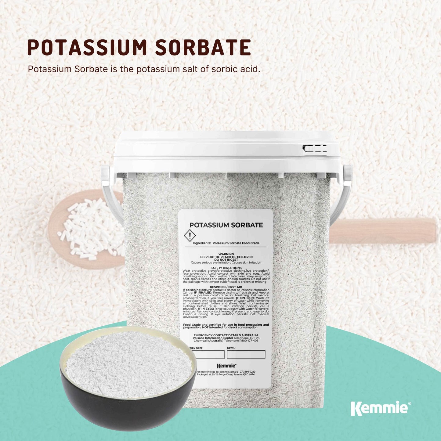 500g Potassium Sorbate Granules Food Grade Preservative Cosmetics Brew Skin E202-1