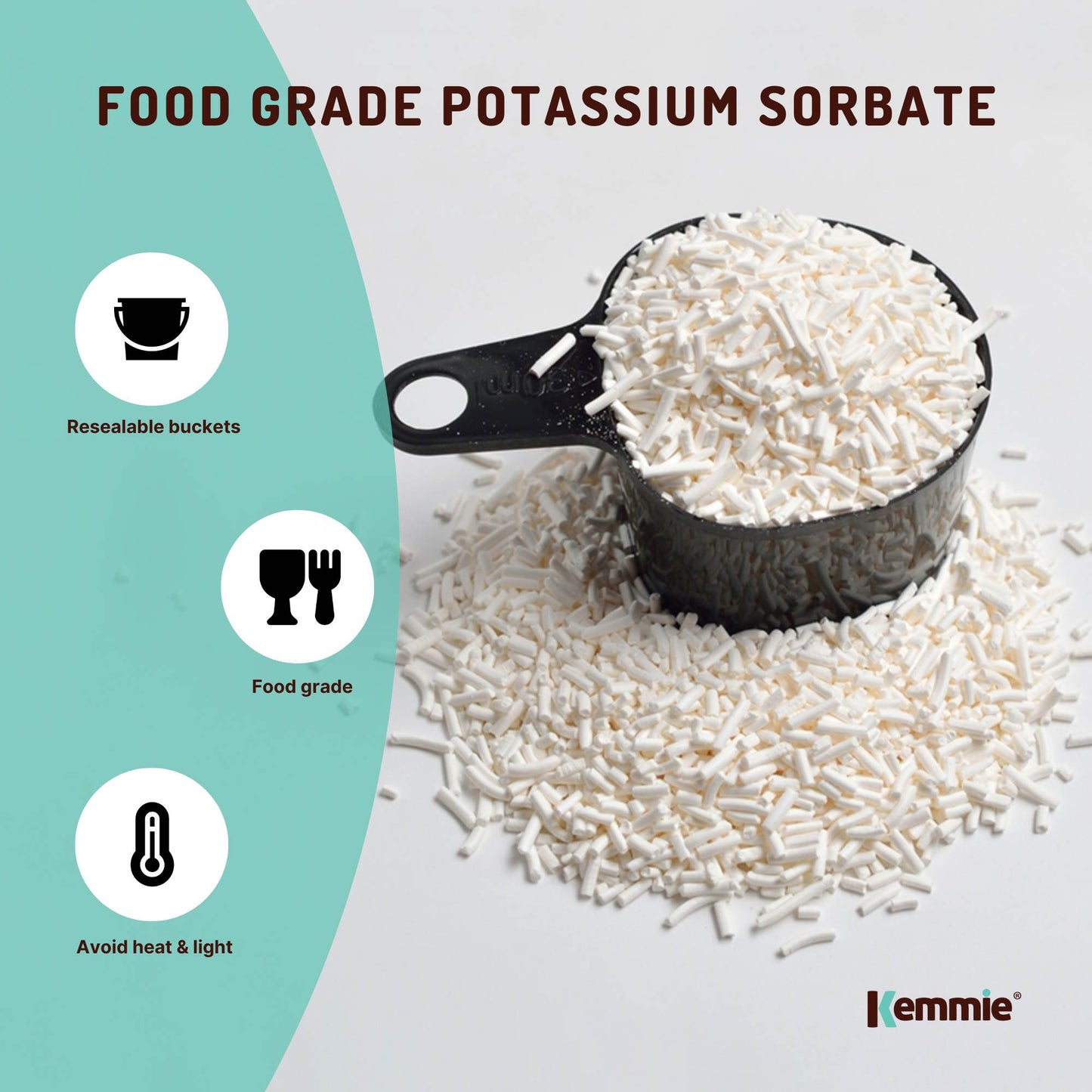 500g Potassium Sorbate Granules Food Grade Preservative Cosmetics Brew Skin E202-2