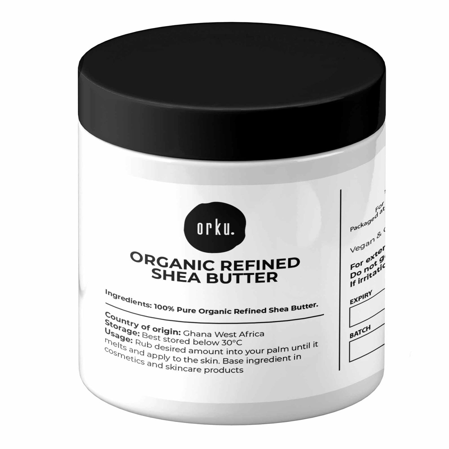 500g Refined Shea Butter Jar - Organic Pure African Karite Moisturiser-0