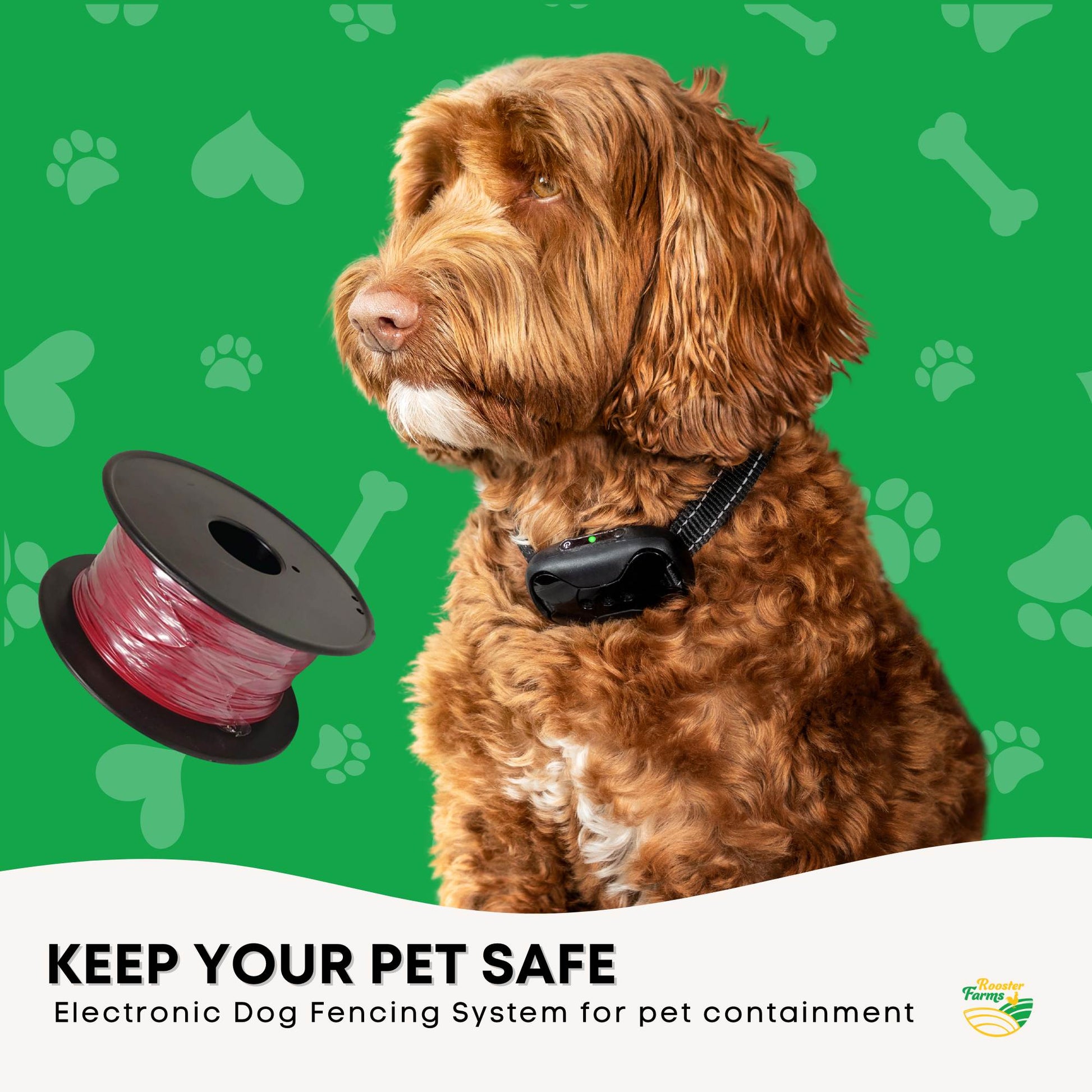 500m Dog Underground Boundary Fence Wire Invisible Cable - For TP16 Collar-2