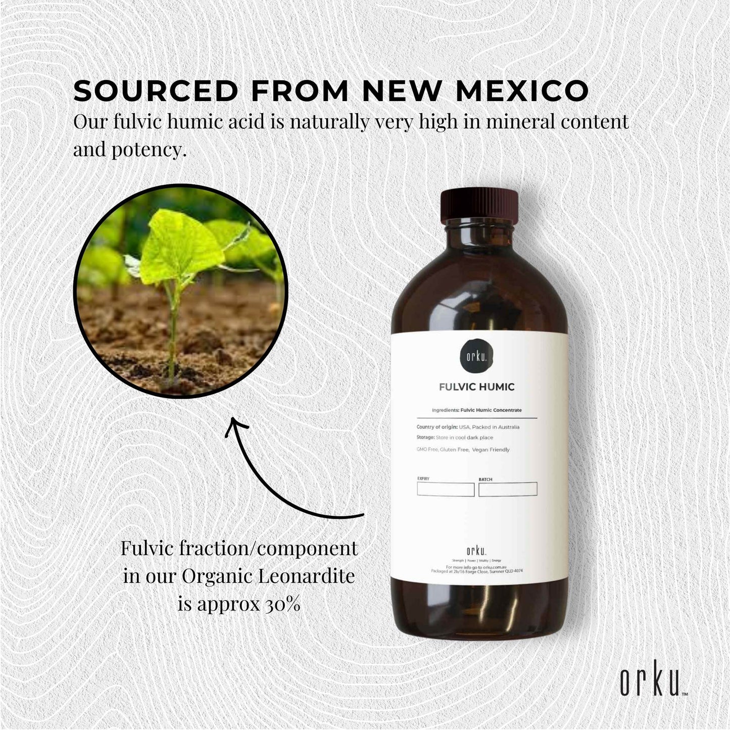 500ml Fulvic Humic Concentrate Liquid FHC-2