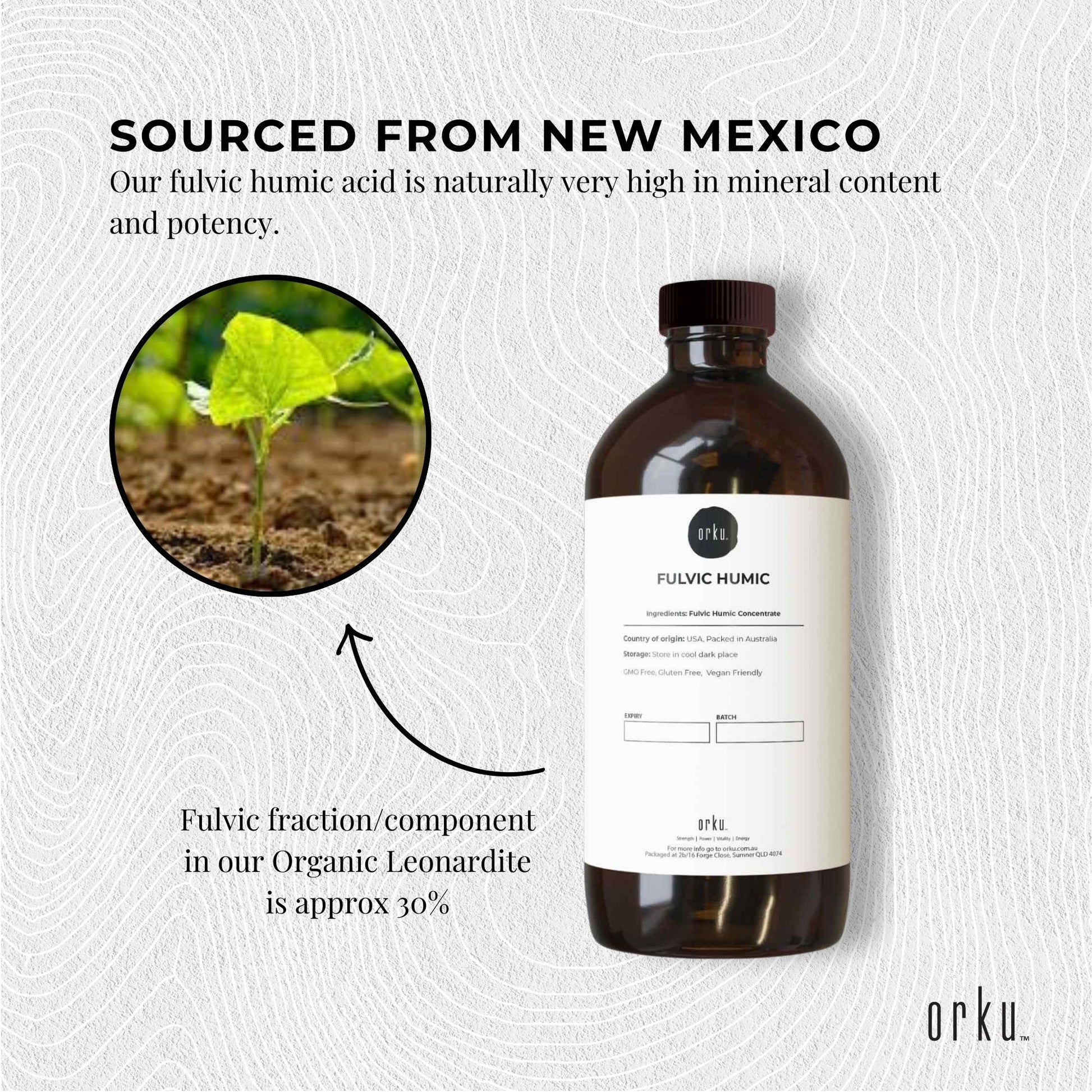 500ml Fulvic Humic Concentrate Liquid FHC-2