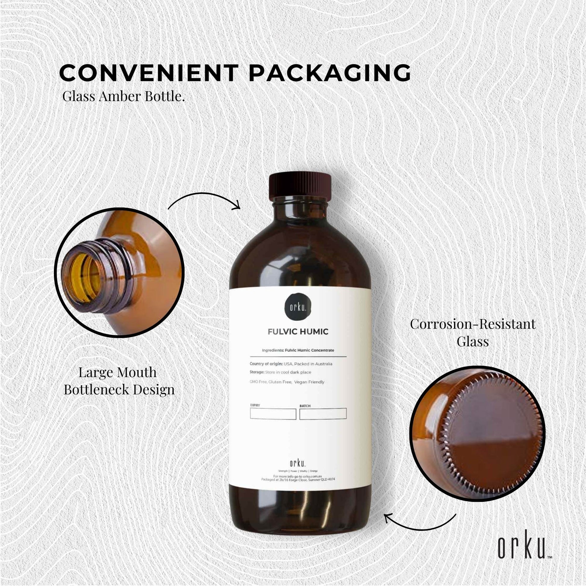 500ml Fulvic Humic Concentrate Liquid FHC-4