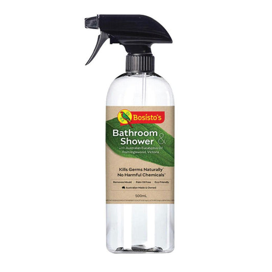 500ml Bathroom Shower Cleaner Bosisto's Natural Eucalyptus Essential Oil Spray-0