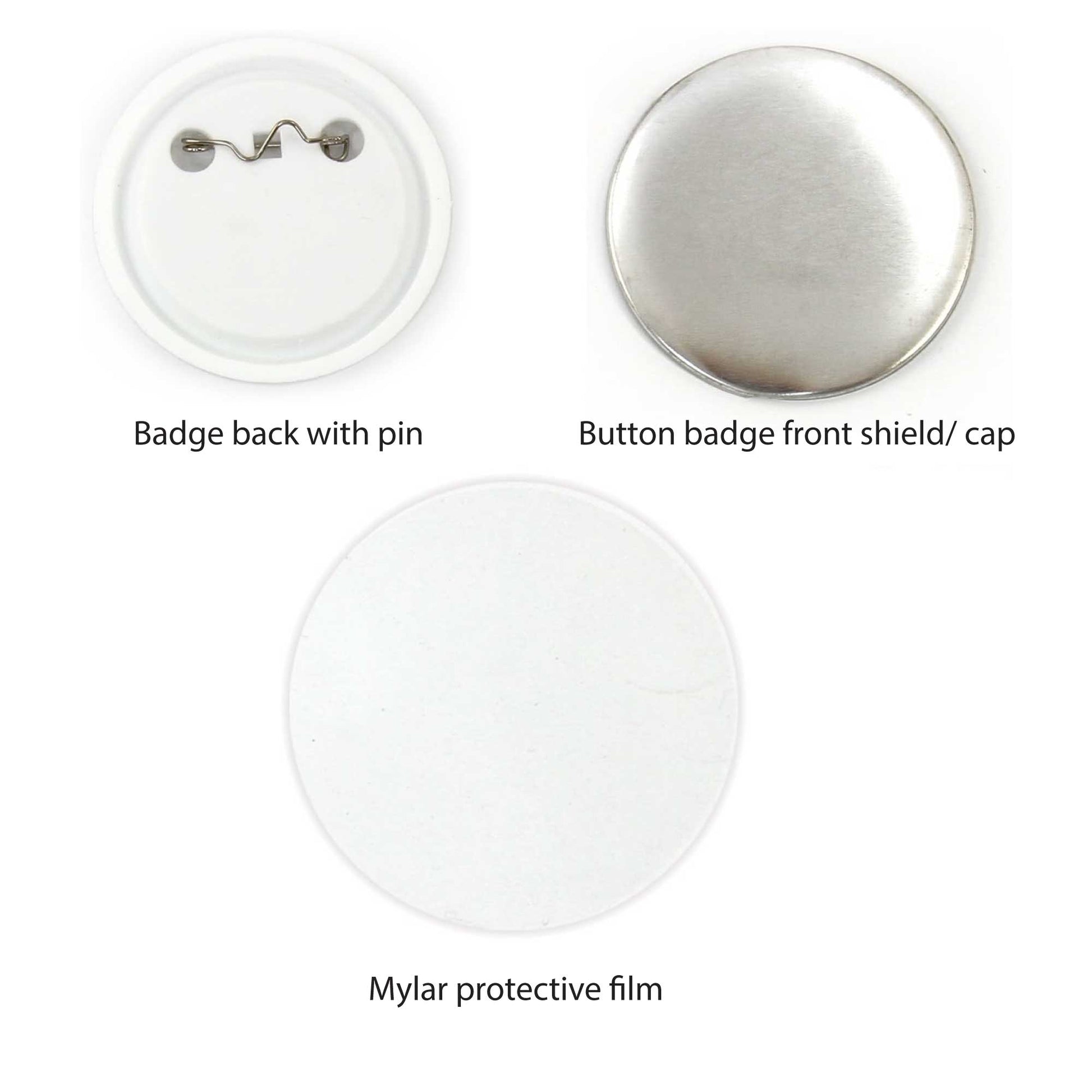 500x Button Badges 58mm - Craft DIY Hobby Accessory Making-1