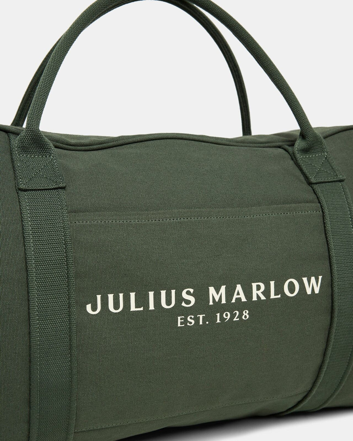 Julius Marlow Canvas Duffle Bag in Green