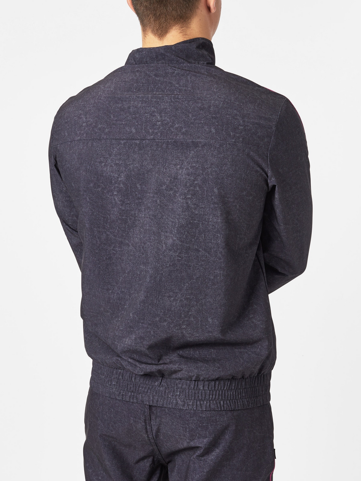 Ellesse Mens Sampratio Tennis Tracksuit Jacket Warmup in Charcoal Size Medium