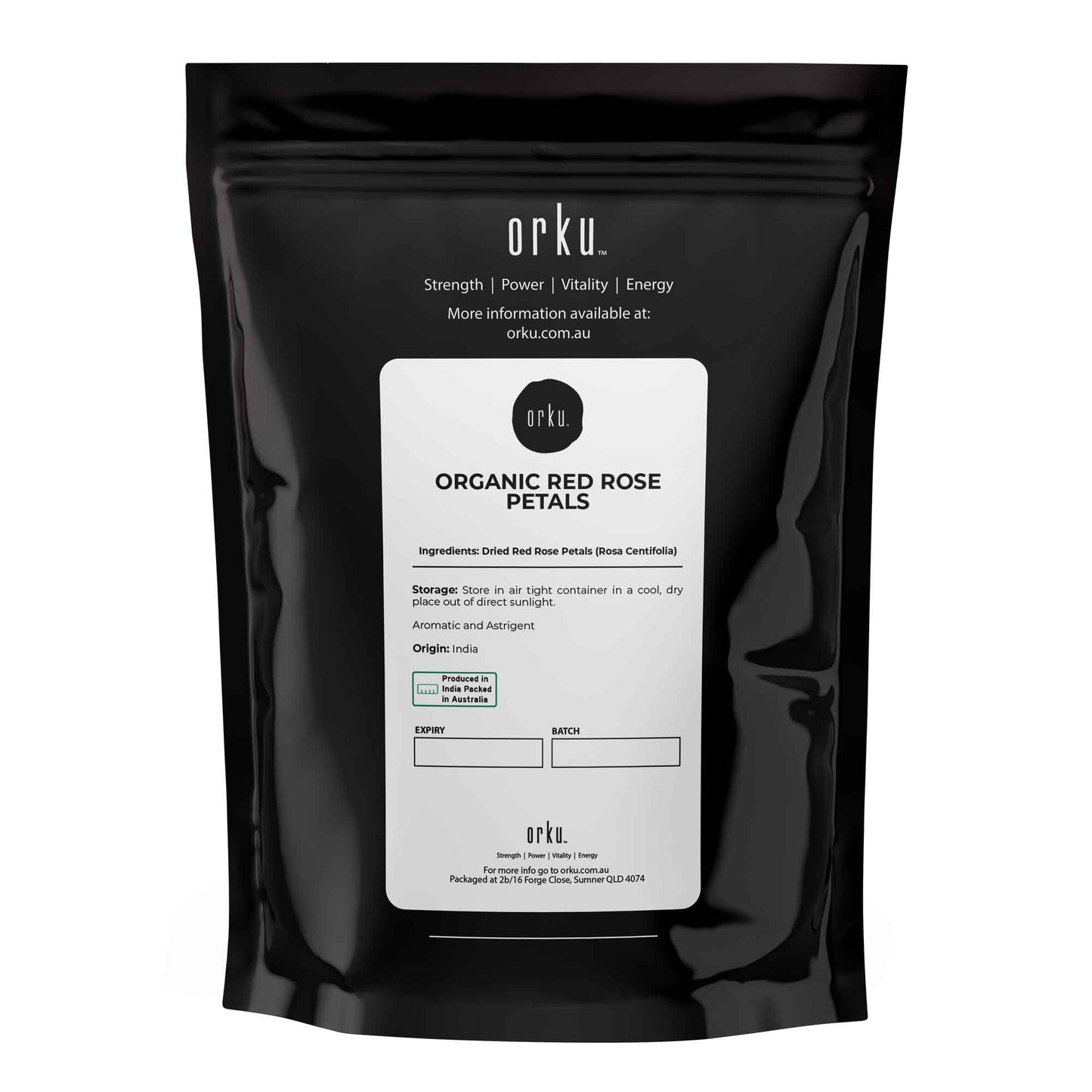 50g Organic Dried Red Rose Petals - Wedding Confetti Rosa Centifolia Flower-1