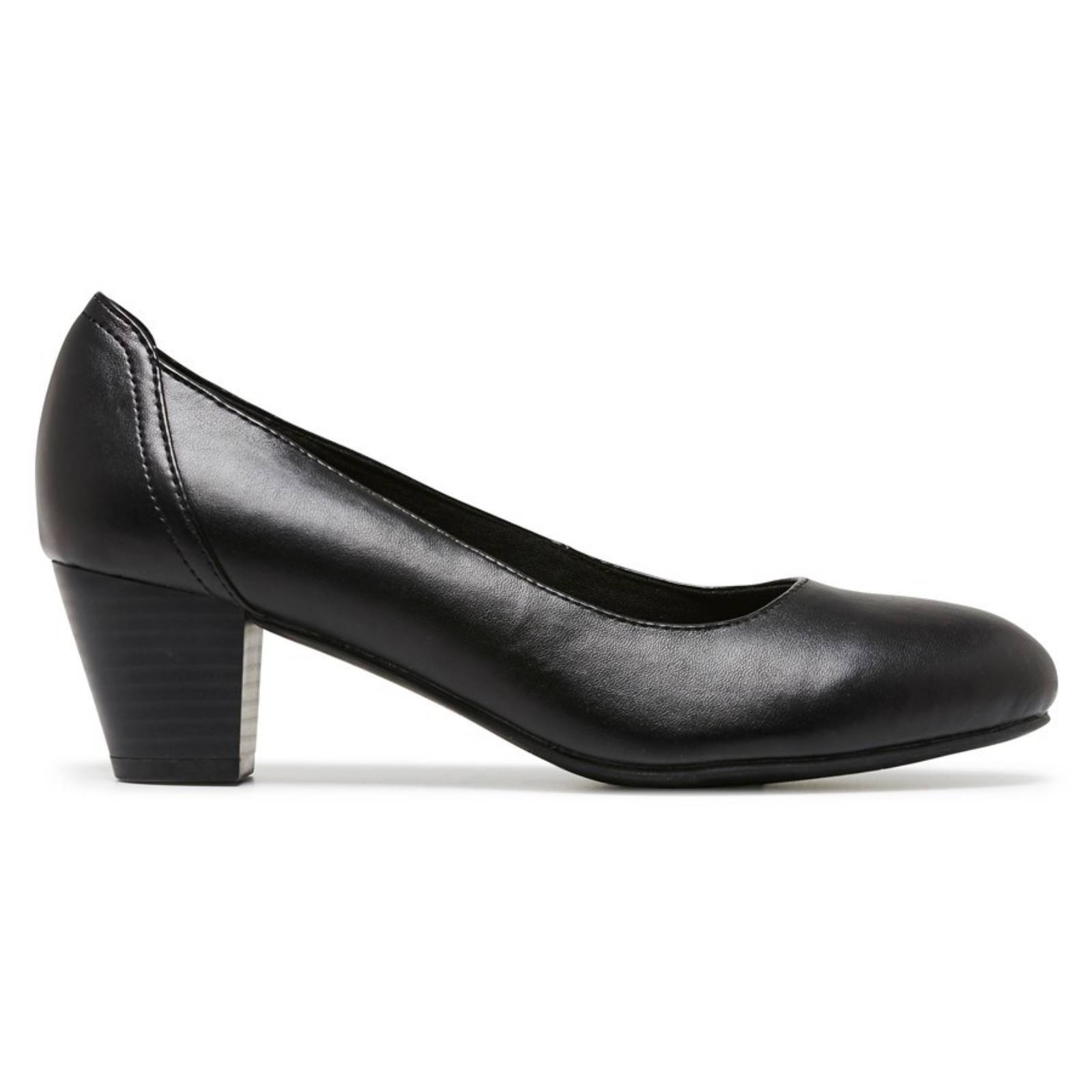 GROSBY Womens Ivy Flats Shoes Pumps Heels Closed Toe - Black-0