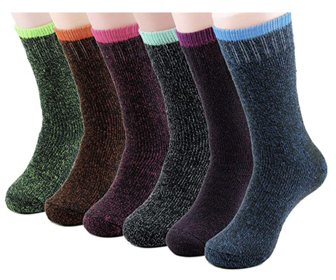 1 Pair Womens THERMAL HEATED SOCKS Warm Winter Comfort Work Sox Ski Ladies