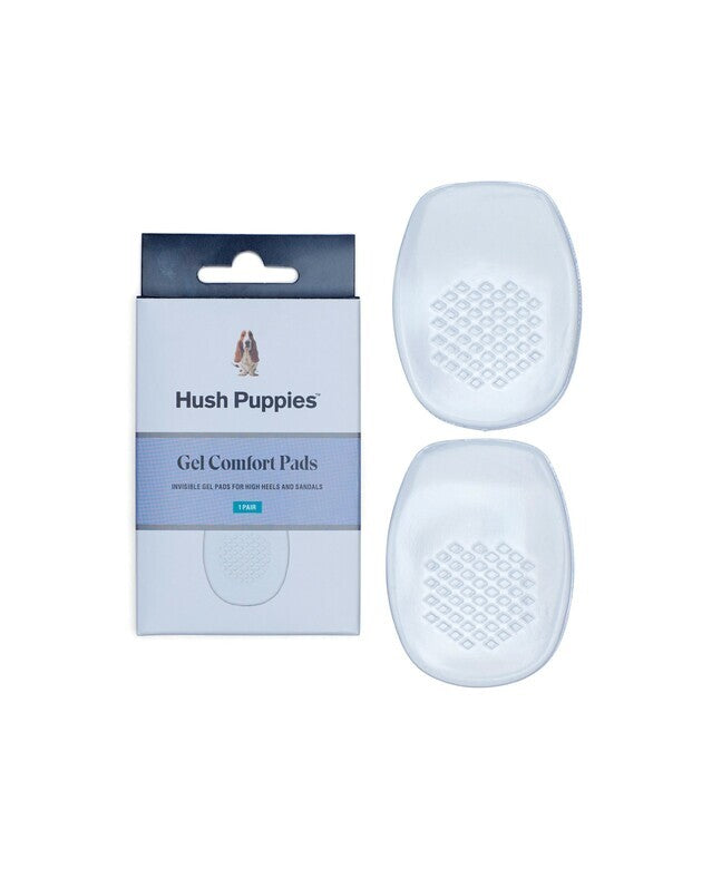 1 Pair of Hush Puppies Gel Comfort Heel Pads - Clear