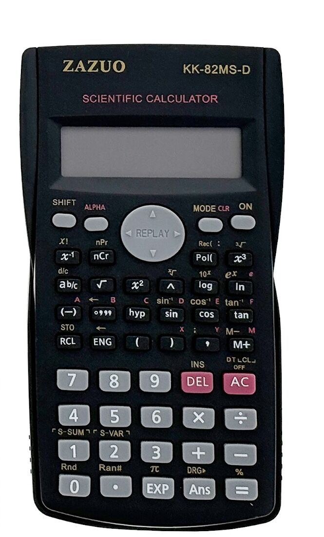 Scientific Calculator Student Office Maths Mathematics School (AAA Battery Powered)