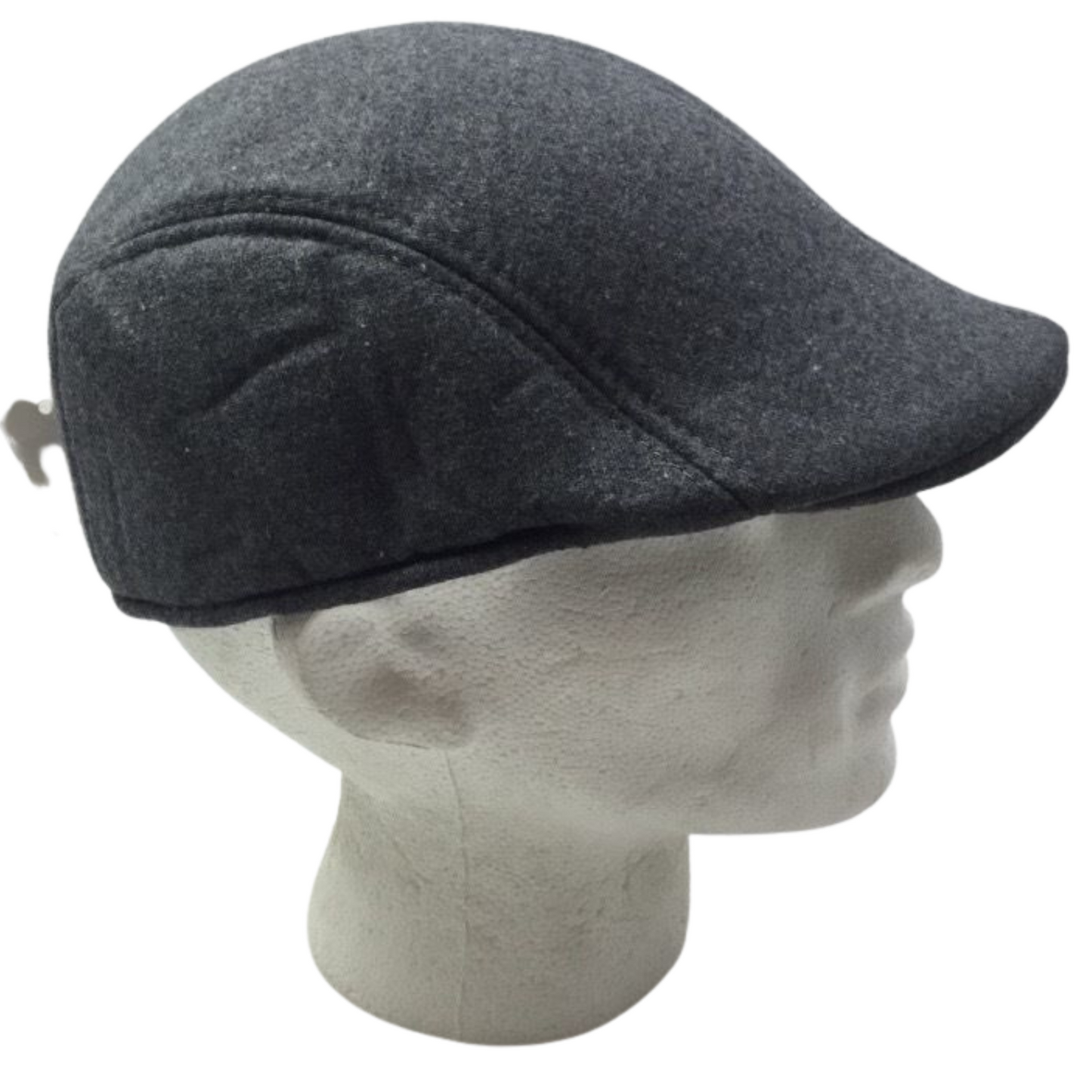 Mens Driving Cabbie Hat Gatsby 20s Ivy Cap Flat sboy Sun Flat Plain Colours - Grey