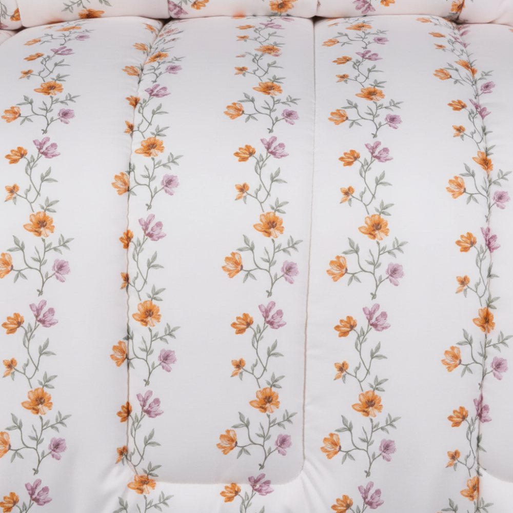Queen Comforter Full Set w/ Fitted Sheet, 4 Pillow Covers & Comforter - Isabel (6 Piece Set)