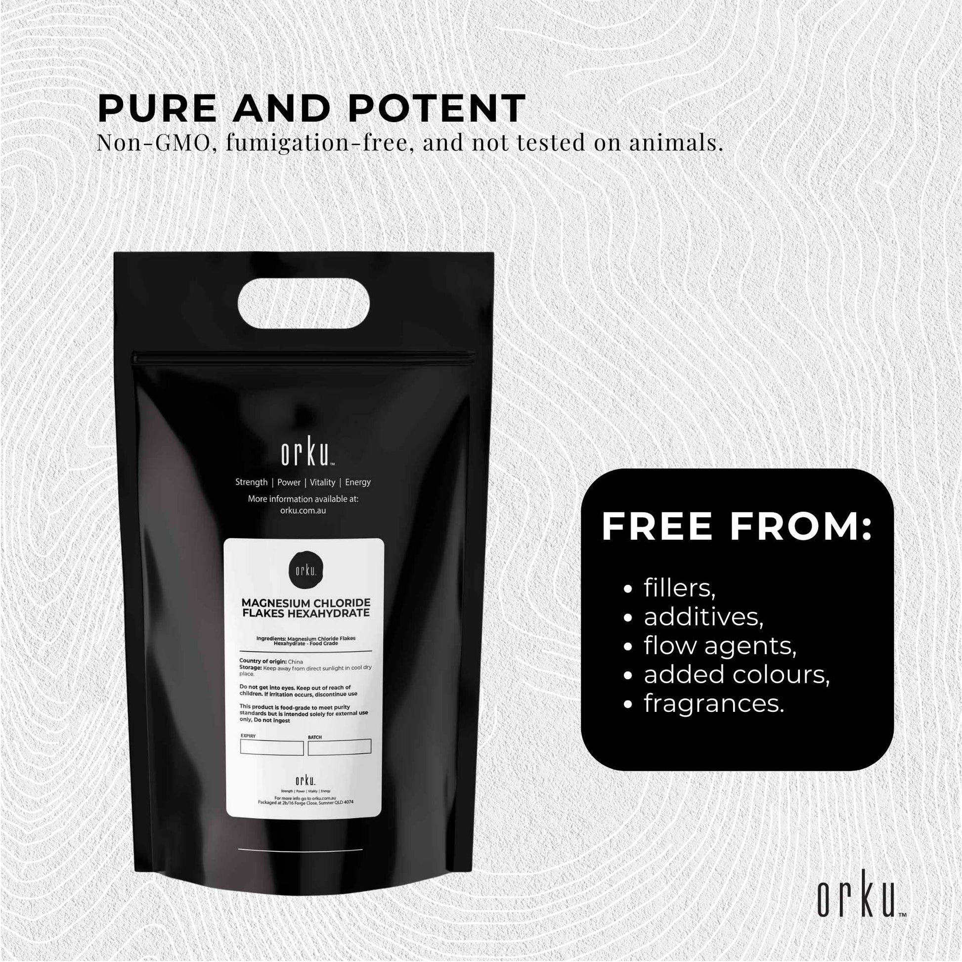 5Kg Magnesium Chloride Flakes Hexahydrate - Organic USP Food Grade Bath Salt-2