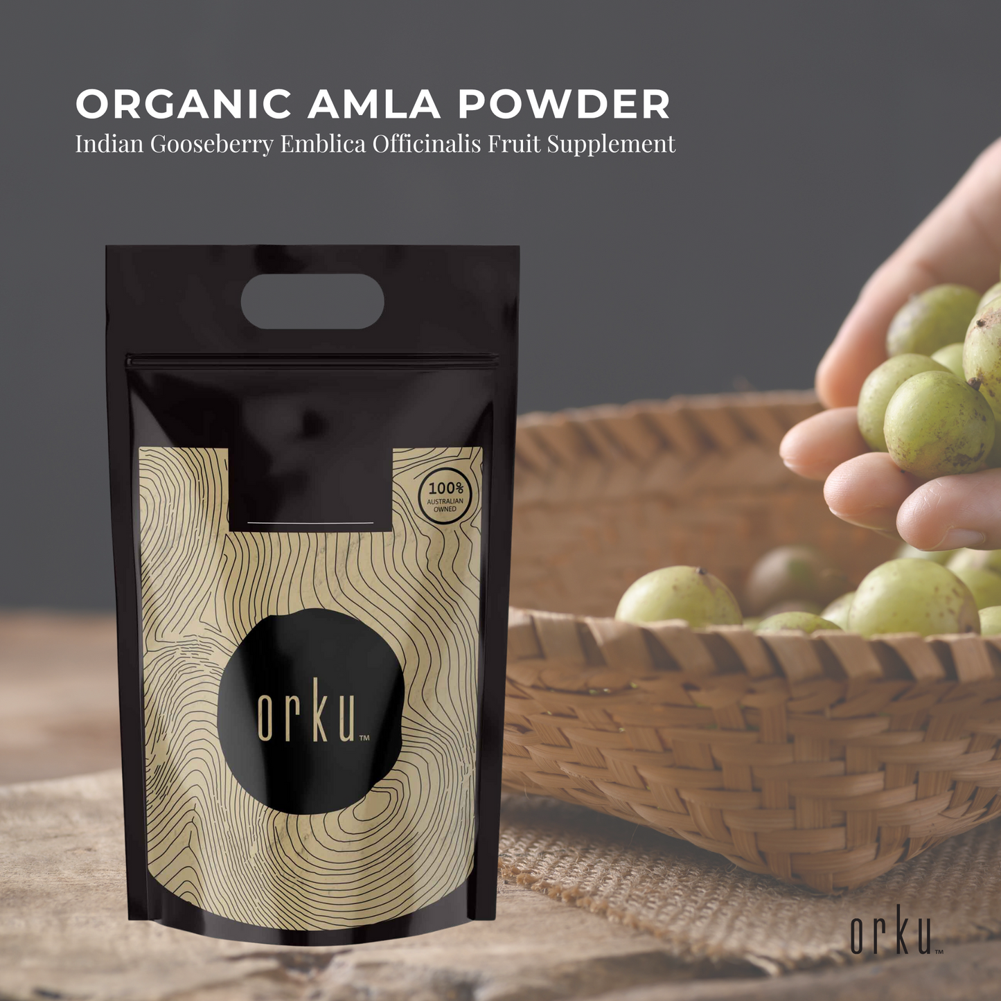 5Kg Organic Amla Powder Indian Gooseberry Emblica Officinalis Fruit Supplement-2