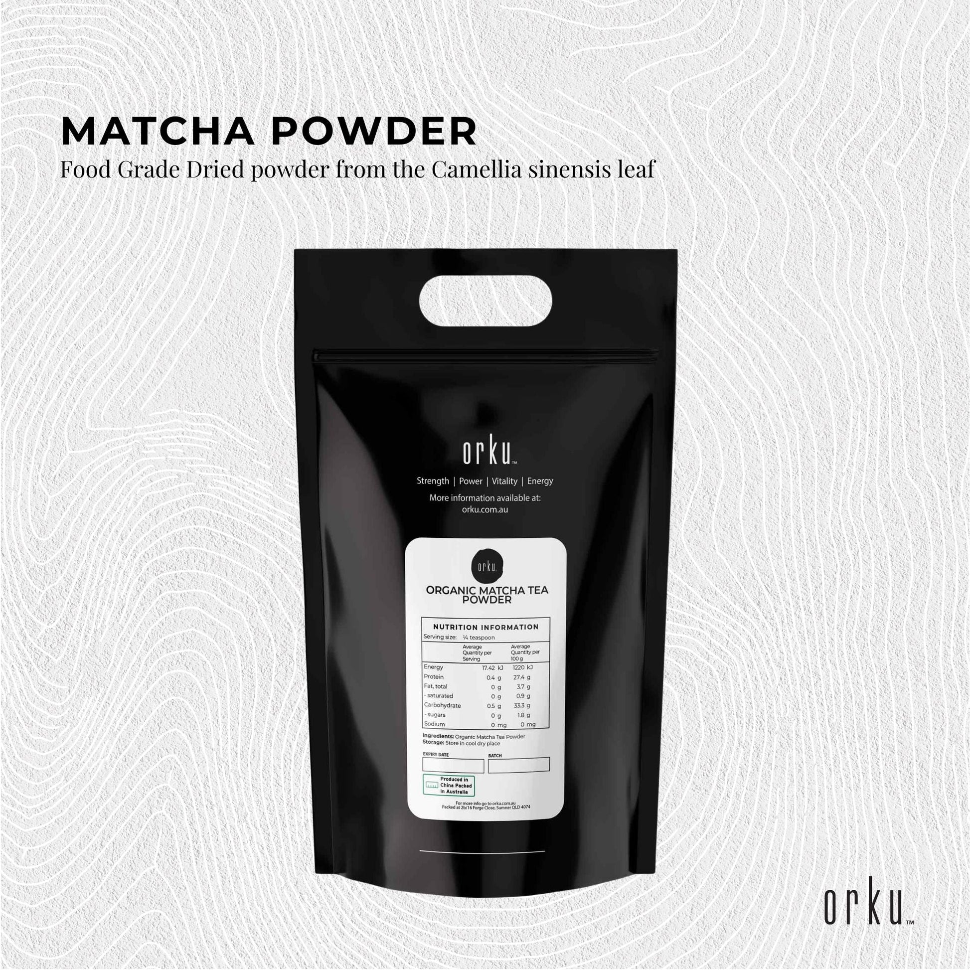 5Kg Organic Matcha Green Tea Powder Camellia Sinensis Leaf Supplement-3