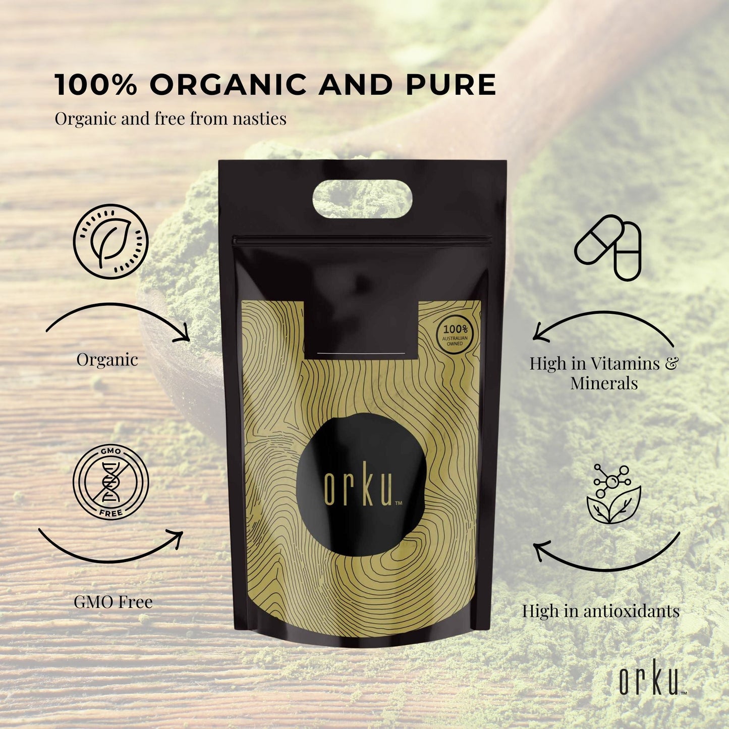 5Kg Organic Matcha Green Tea Powder Camellia Sinensis Leaf Supplement-4