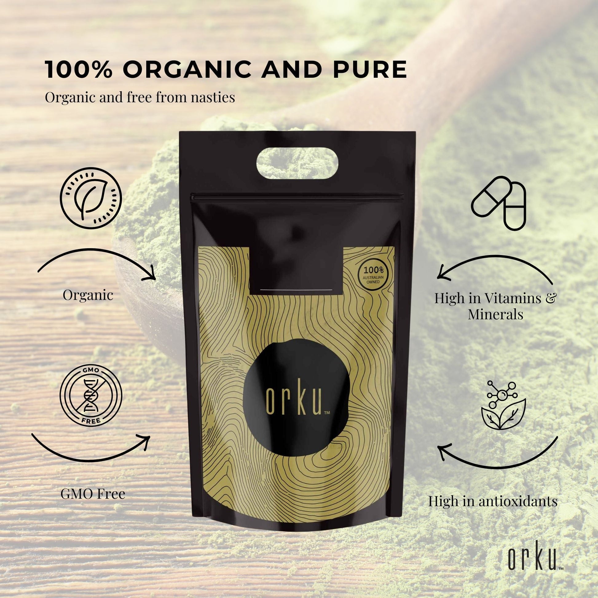 5Kg Organic Matcha Green Tea Powder Camellia Sinensis Leaf Supplement-4