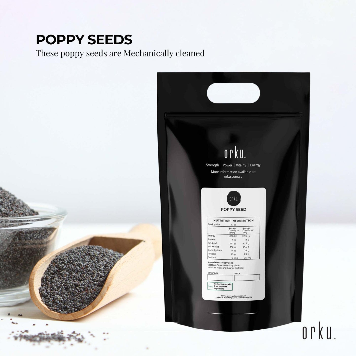 5Kg Poppy Seeds Unwashed Papaver Somniferum For Baking and Decorating-1