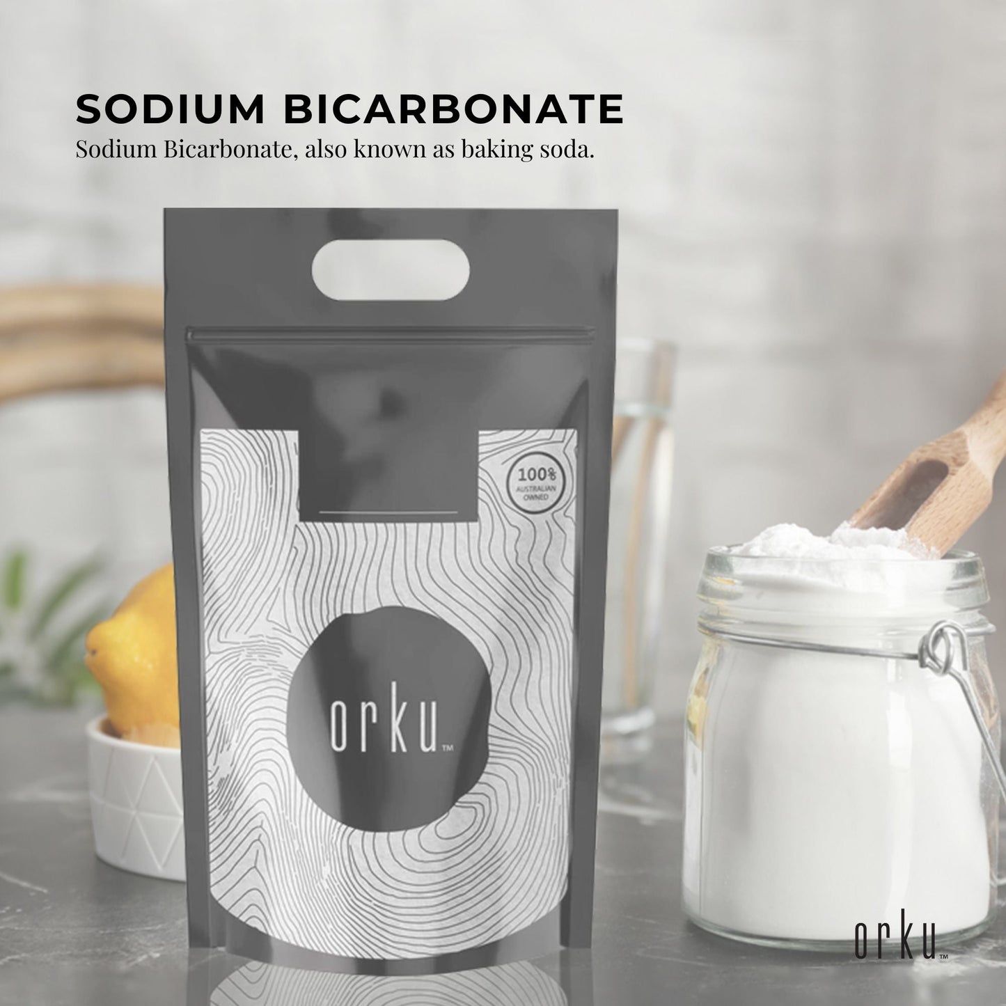 5Kg Sodium Bicarbonate - Food Grade Bicarb Baking Soda Hydrogen Carbonate Powder-2