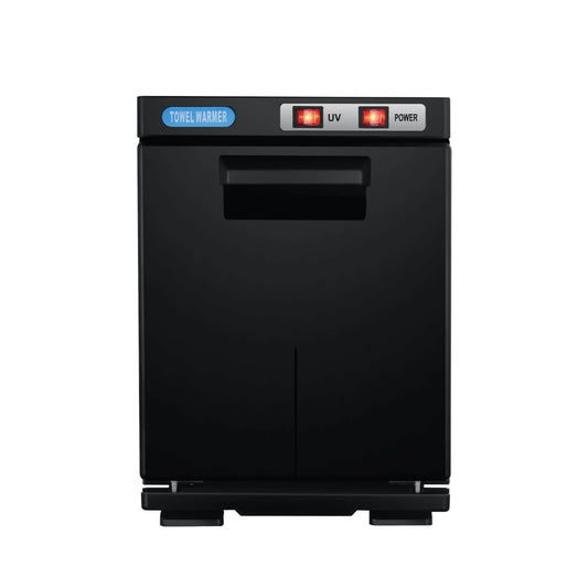 5L Black Electric Hand Towel Warmer Mini UV Steriliser Cabinet Hot Heater Sanitiser-0