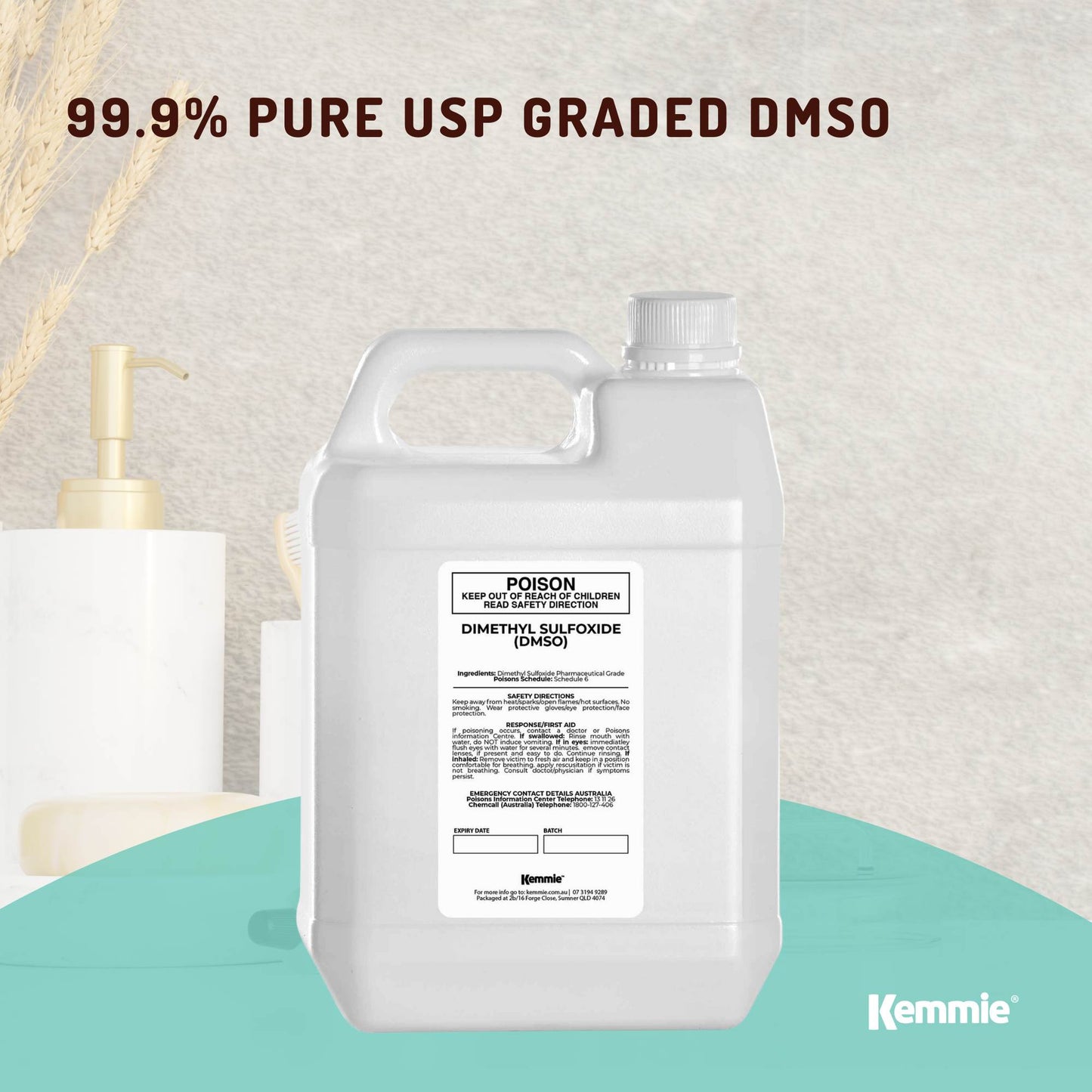 5L DMSO Liquid Dimethyl Sulfoxide 99.9% Pure Pharmaceutical Grade Solvent Bulk-1