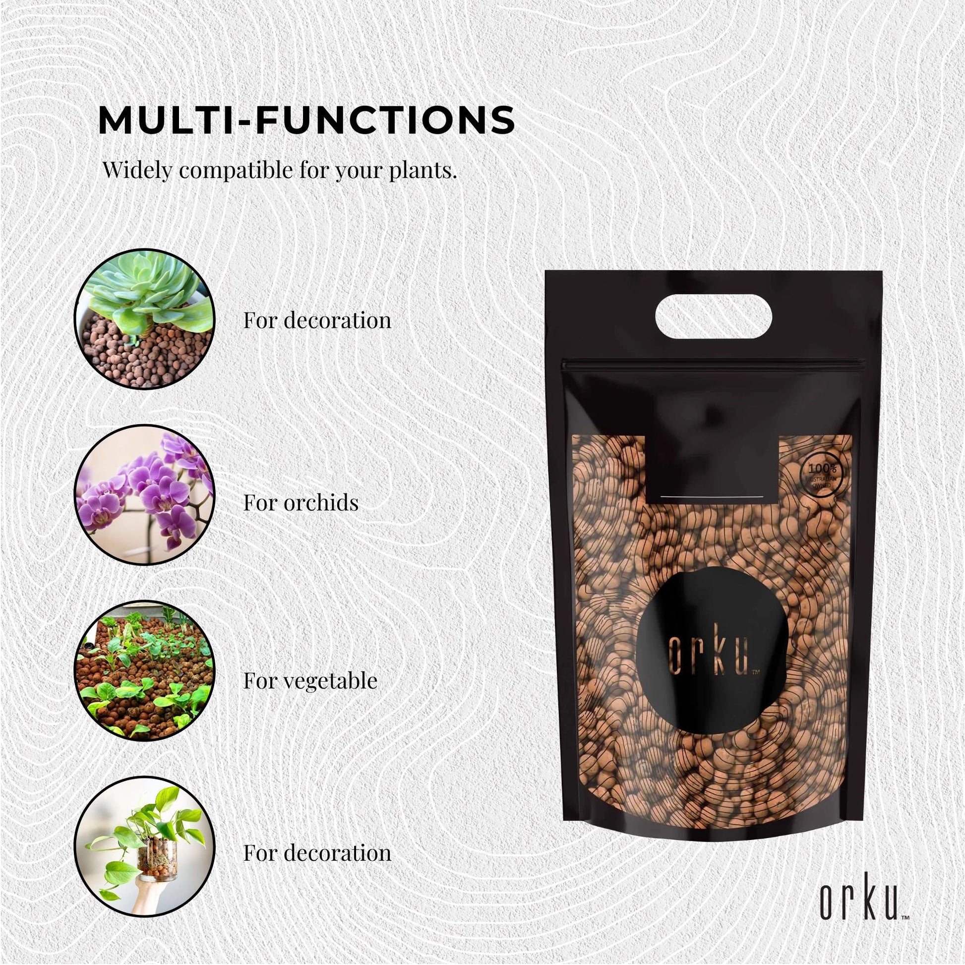 5L Hydro Clay Balls - Natural Premium Hydroponic Expanded Plant Growing Medium-4